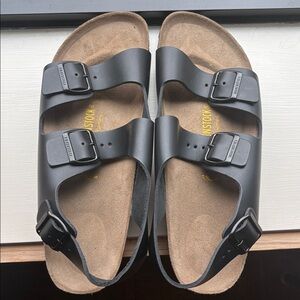 Birkenstock Milano Men’s Black 45 Sandal New